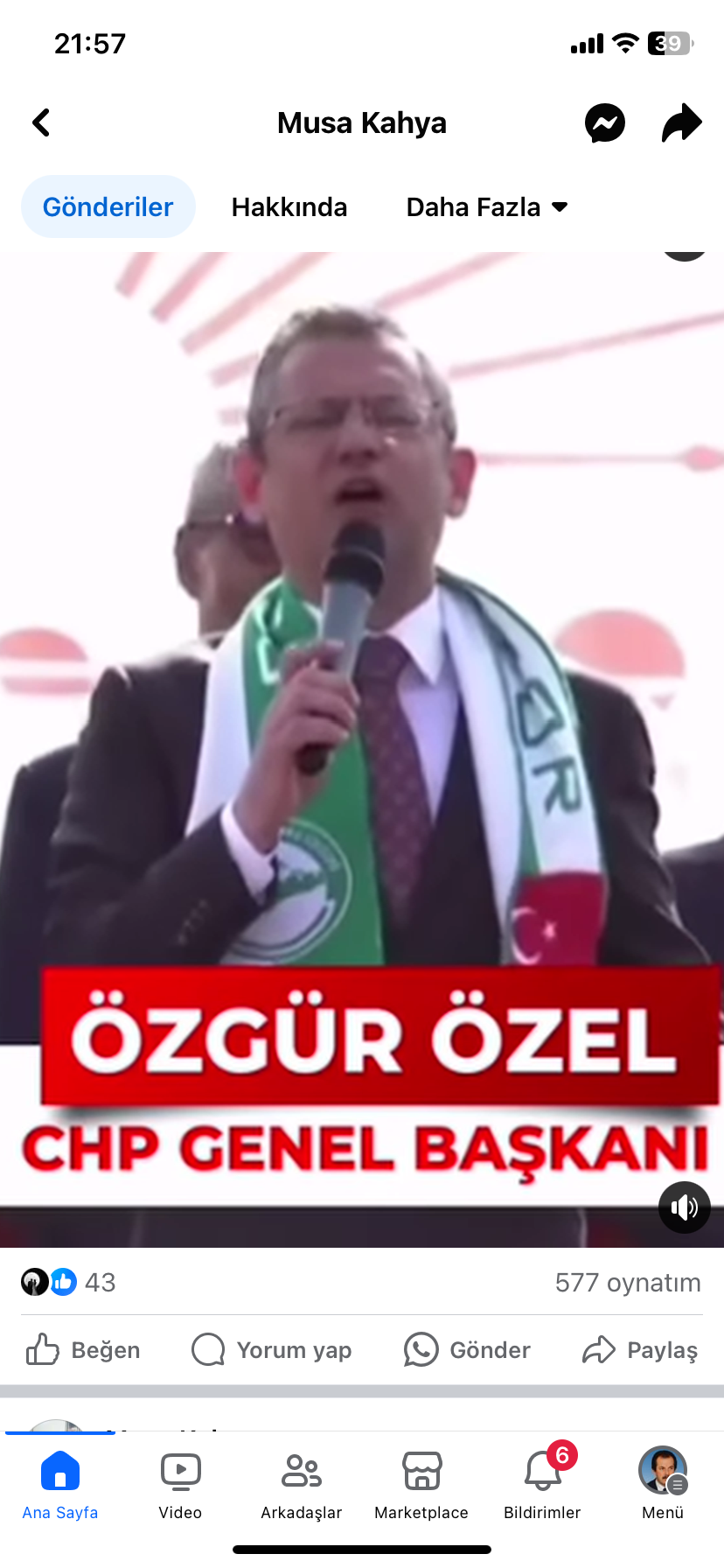 CHP GENEL BAŞKANI ÖZGÜR ÖZER DÜZİÇİN DE